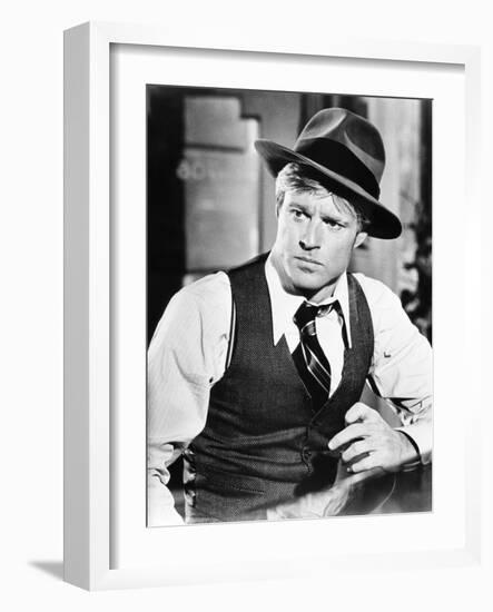 The Sting, Robert Redford, 1973-null-Framed Premium Photographic Print