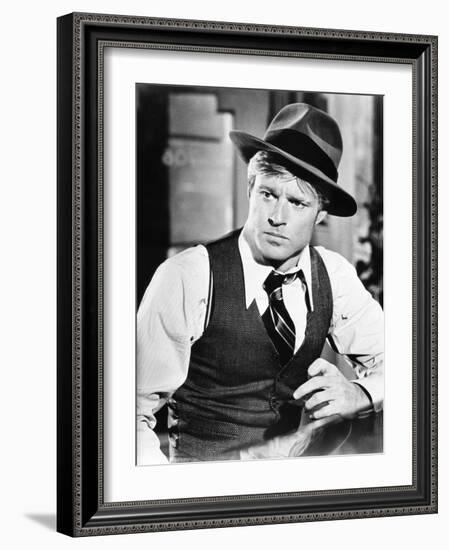 The Sting, Robert Redford, 1973-null-Framed Premium Photographic Print