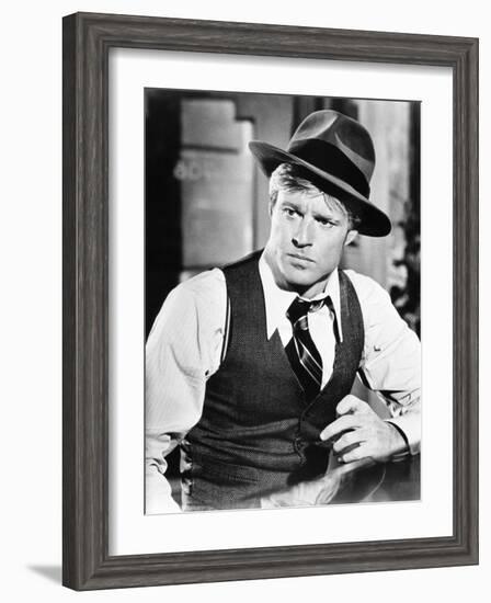 The Sting, Robert Redford, 1973-null-Framed Photo