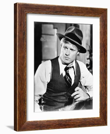 The Sting, Robert Redford, 1973-null-Framed Photo