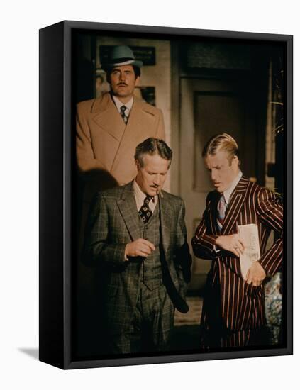 The Sting, Robert Shaw (Rear), Front from Left: Paul Newman, Robert Redford, 1973-null-Framed Stretched Canvas
