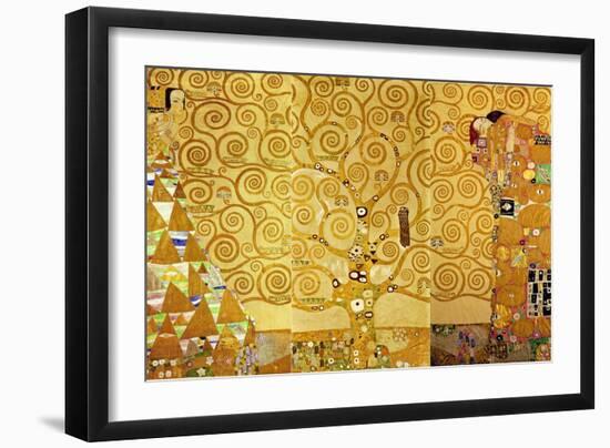 The Stoclet Frieze, Detail: the Expectation, Tree of Life, 1905-1909-Gustav Klimt-Framed Giclee Print