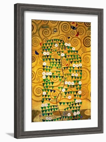 The Stoclet Frieze, Detail: Tree of Life, 1905-1909-Gustav Klimt-Framed Giclee Print