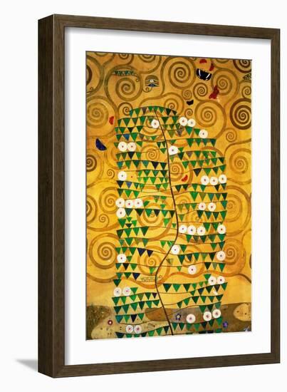 The Stoclet Frieze, Detail: Tree of Life, 1905-1909-Gustav Klimt-Framed Giclee Print