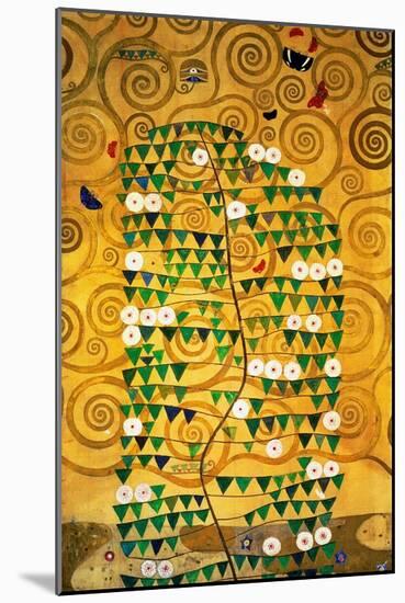 The Stoclet Frieze, Detail: Tree of Life, 1905-1909-Gustav Klimt-Mounted Giclee Print