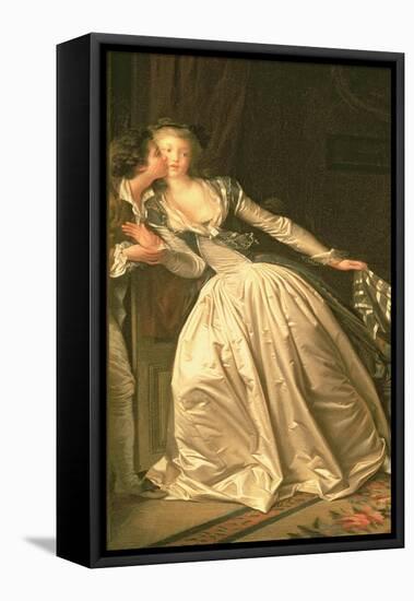 The Stolen Kiss, C.1788-Jean-Honoré Fragonard-Framed Premier Image Canvas