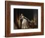The Stolen Kiss, End 1780S-Jean-Honore Fragonard-Framed Giclee Print