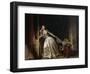 The Stolen Kiss, End 1780S-Jean-Honore Fragonard-Framed Giclee Print