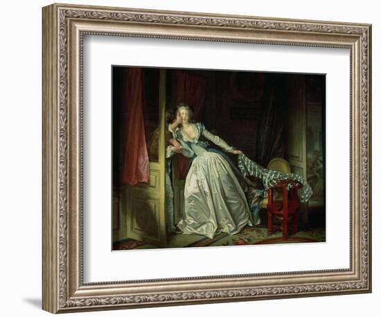 The Stolen Kiss-Jean-Honoré Fragonard-Framed Giclee Print