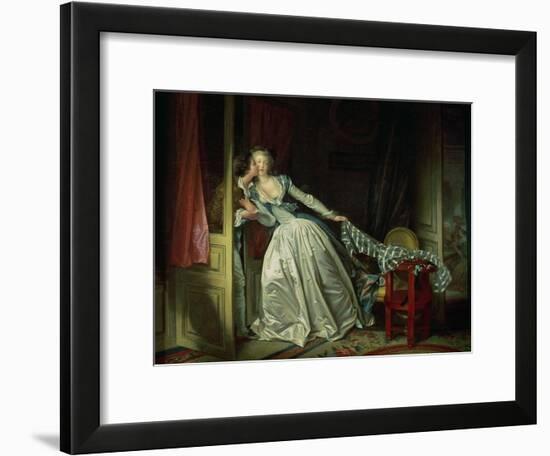 The Stolen Kiss-Jean-Honoré Fragonard-Framed Giclee Print