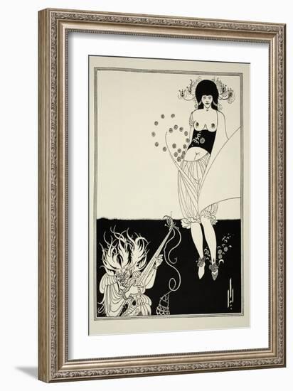 The Stomach Dance, from Salome-Aubrey Beardsley-Framed Giclee Print