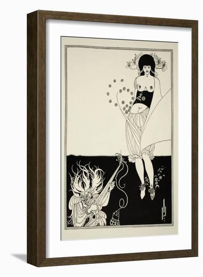 The Stomach Dance, from Salome-Aubrey Beardsley-Framed Giclee Print