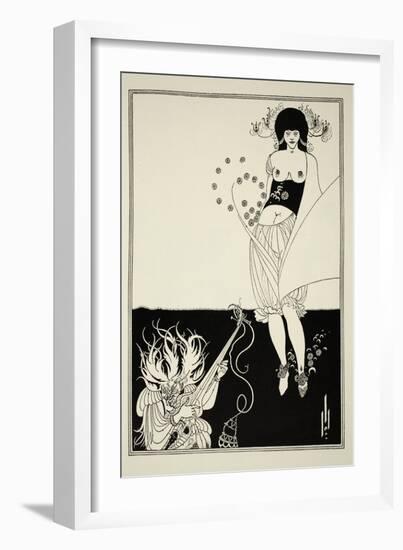 The Stomach Dance, from Salome-Aubrey Beardsley-Framed Giclee Print