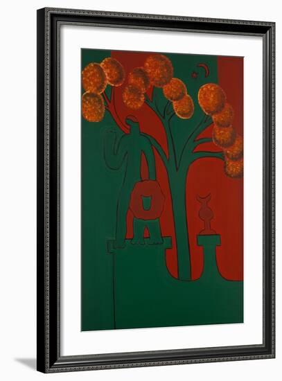 The Stone God and His Lion, 2010-Cristina Rodriguez-Framed Giclee Print