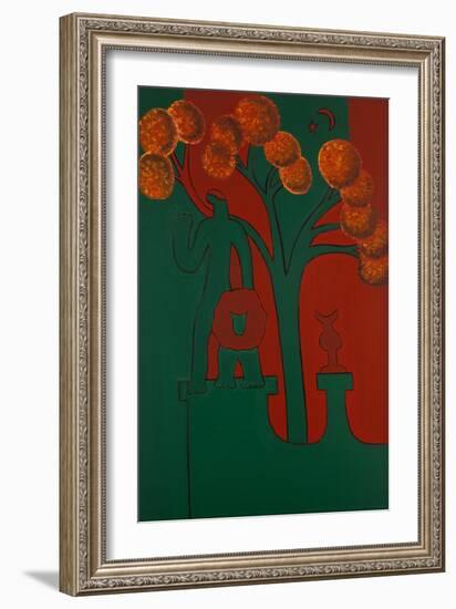 The Stone God and His Lion, 2010-Cristina Rodriguez-Framed Giclee Print