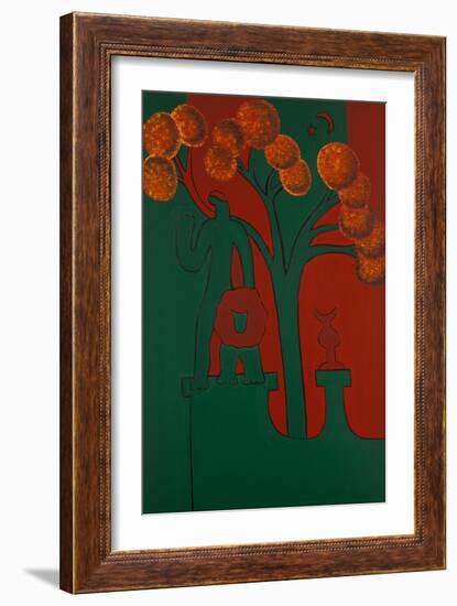 The Stone God and His Lion, 2010-Cristina Rodriguez-Framed Giclee Print