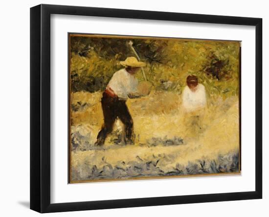 The Stone Heap-Georges Seurat-Framed Giclee Print
