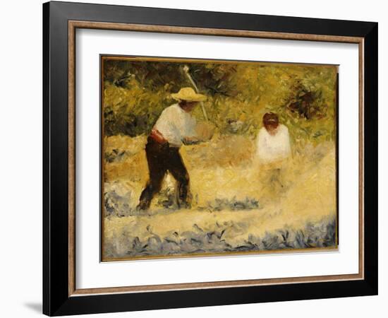 The Stone Heap-Georges Seurat-Framed Giclee Print