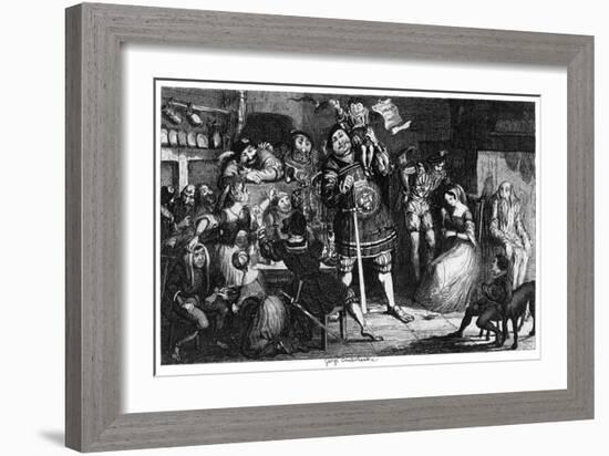 The Stone Kitchen, 1840-George Cruikshank-Framed Giclee Print