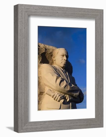 The Stone of Hope monumental statue by Chinese sculptor Lei Yixin in the Martin Luther King Jr....-Panoramic Images-Framed Photographic Print