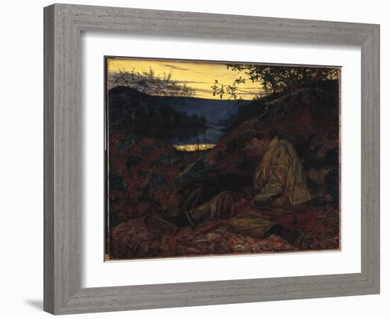 The Stonebreaker, 1857 (Oil on Panel)-Henry Wallis-Framed Giclee Print