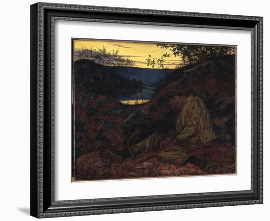 The Stonebreaker, 1857 (Oil on Panel)-Henry Wallis-Framed Giclee Print