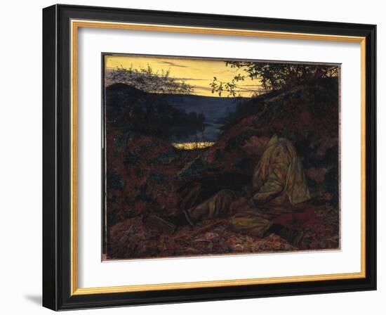 The Stonebreaker, 1857 (Oil on Panel)-Henry Wallis-Framed Giclee Print