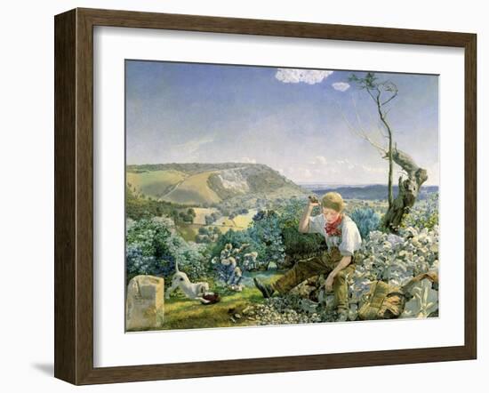 The Stonebreaker, C.1857-58-John Brett-Framed Giclee Print