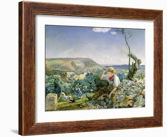 The Stonebreaker, C.1857-58-John Brett-Framed Giclee Print