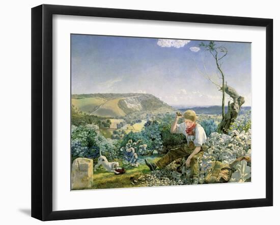 The Stonebreaker, C.1857-58-John Brett-Framed Giclee Print