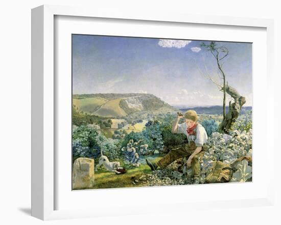 The Stonebreaker, C.1857-58-John Brett-Framed Giclee Print