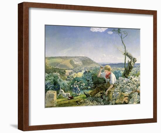 The Stonebreaker, C.1857-58-John Brett-Framed Giclee Print