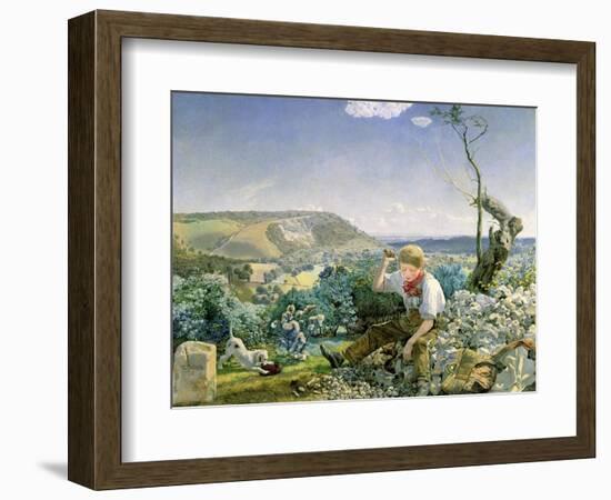 The Stonebreaker, C.1857-58-John Brett-Framed Giclee Print