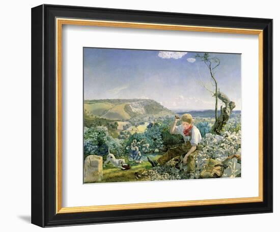 The Stonebreaker, C.1857-58-John Brett-Framed Giclee Print