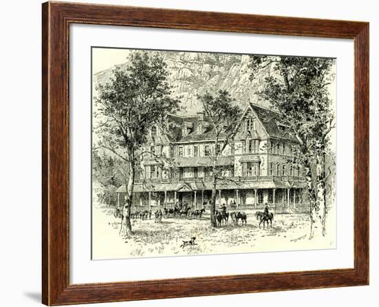 The Stoneman House Yosemite Valley 1891, USA-null-Framed Giclee Print