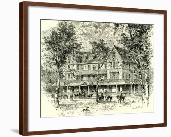 The Stoneman House Yosemite Valley 1891, USA-null-Framed Giclee Print