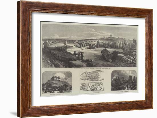 The Stones of Carnac-null-Framed Giclee Print