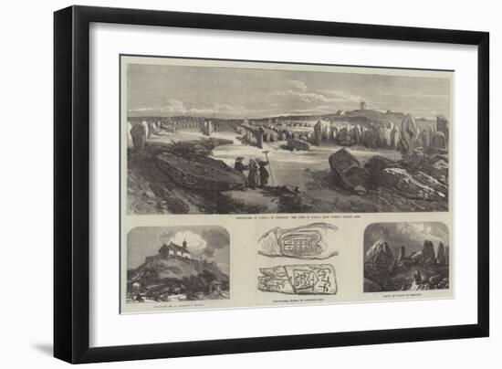 The Stones of Carnac-null-Framed Giclee Print