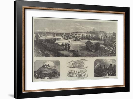 The Stones of Carnac-null-Framed Giclee Print