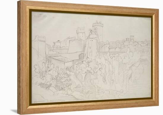 The Stonewalls and Towers of Nepi, 1807-Joachim Faber-Framed Premier Image Canvas