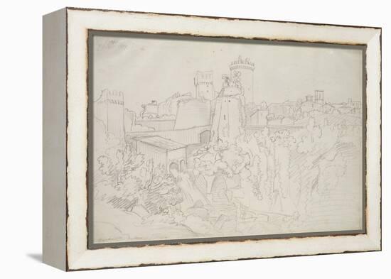 The Stonewalls and Towers of Nepi, 1807-Joachim Faber-Framed Premier Image Canvas