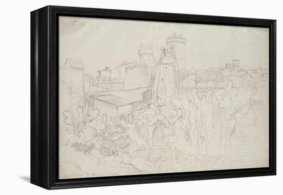 The Stonewalls and Towers of Nepi, 1807-Joachim Faber-Framed Premier Image Canvas
