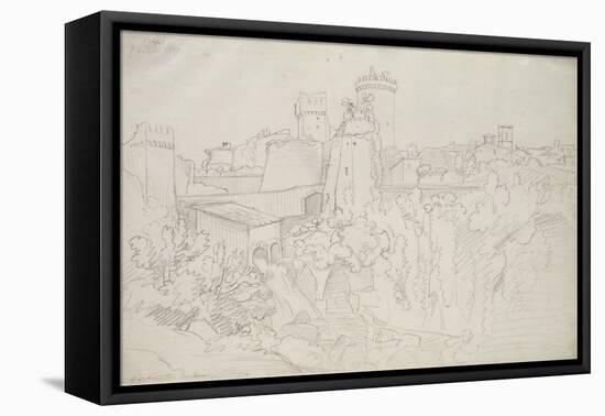 The Stonewalls and Towers of Nepi, 1807-Joachim Faber-Framed Premier Image Canvas