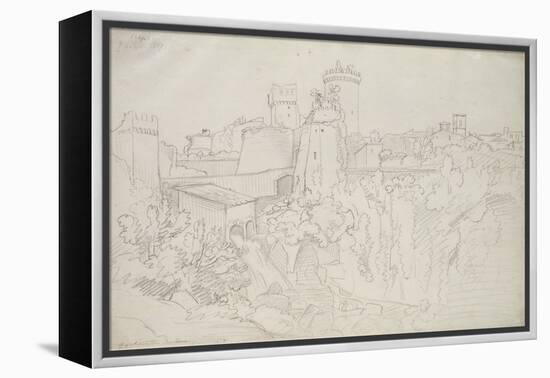 The Stonewalls and Towers of Nepi, 1807-Joachim Faber-Framed Premier Image Canvas