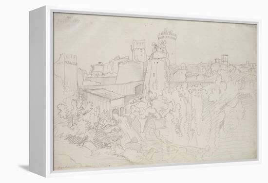 The Stonewalls and Towers of Nepi, 1807-Joachim Faber-Framed Premier Image Canvas