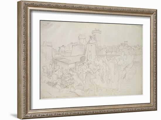 The Stonewalls and Towers of Nepi, 1807-Joachim Faber-Framed Giclee Print