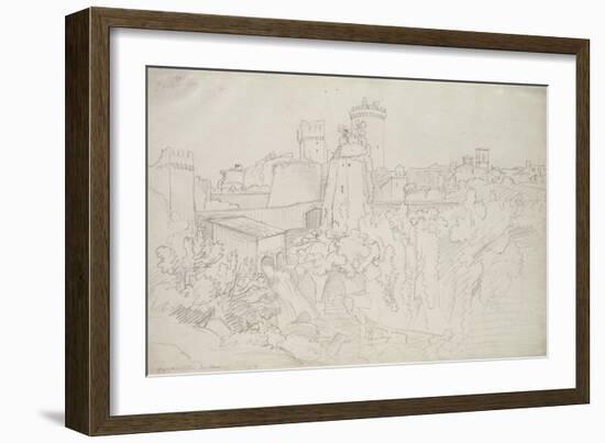 The Stonewalls and Towers of Nepi, 1807-Joachim Faber-Framed Giclee Print