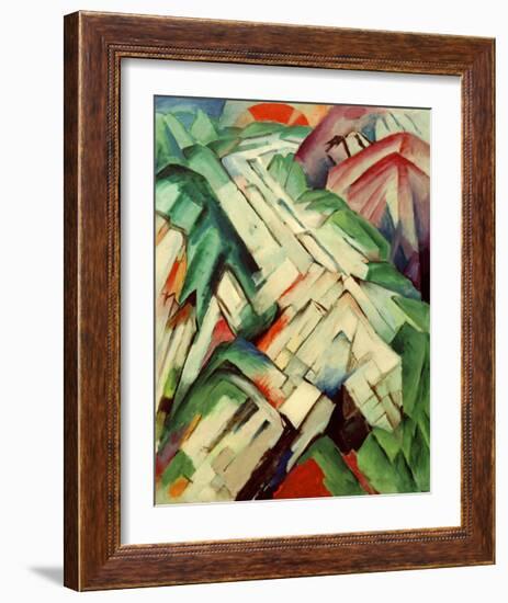 The Stony Path-Franz Marc-Framed Giclee Print