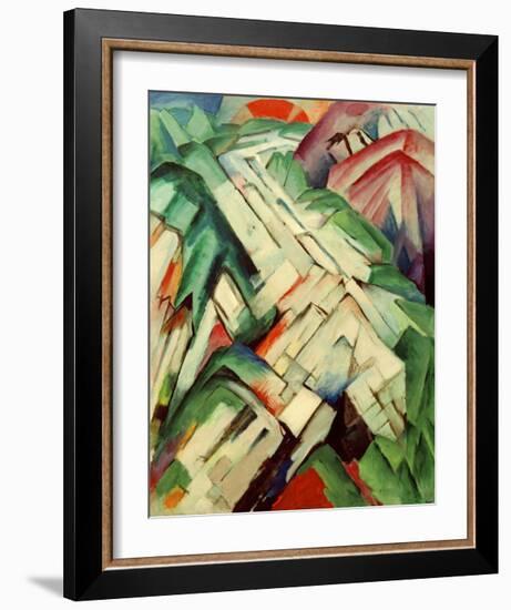 The Stony Path-Franz Marc-Framed Giclee Print