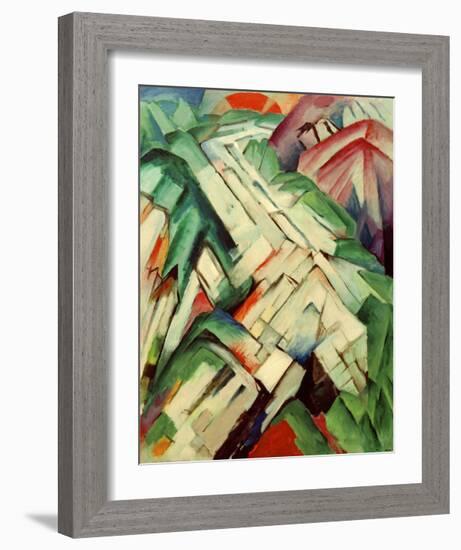 The Stony Path-Franz Marc-Framed Giclee Print